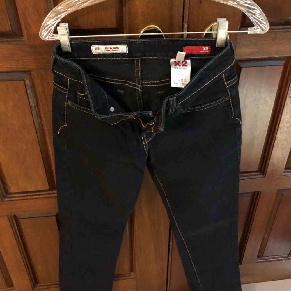 Dark color jeans